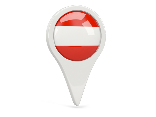 austria round pin icon 640