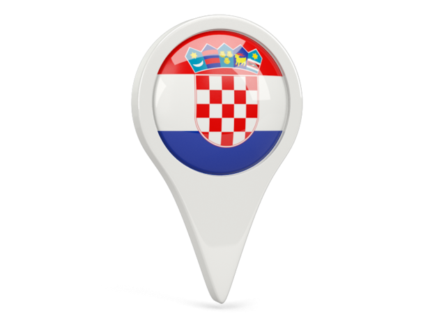 croatia round pin icon 640