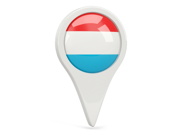 luxembourg round pin icon 640