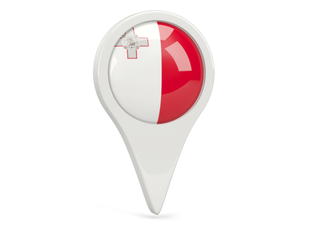 malta round pin icon 640