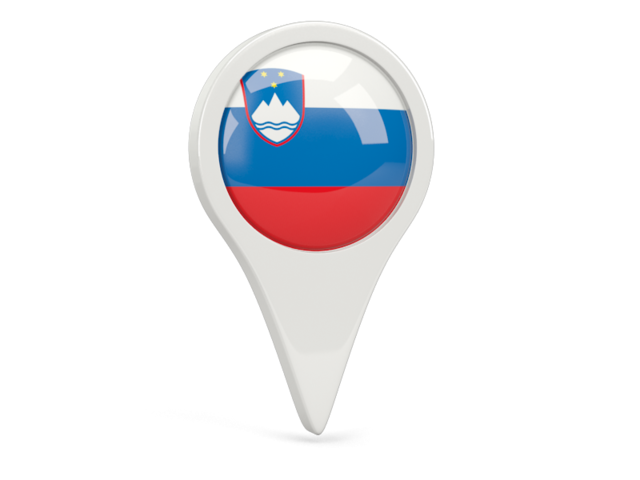 slovenia round pin icon 640