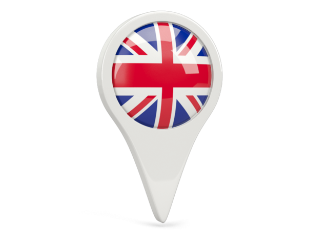 united kingdom round pin icon 640