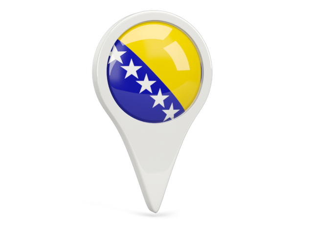 bosnia and herzegovina round pin icon 640