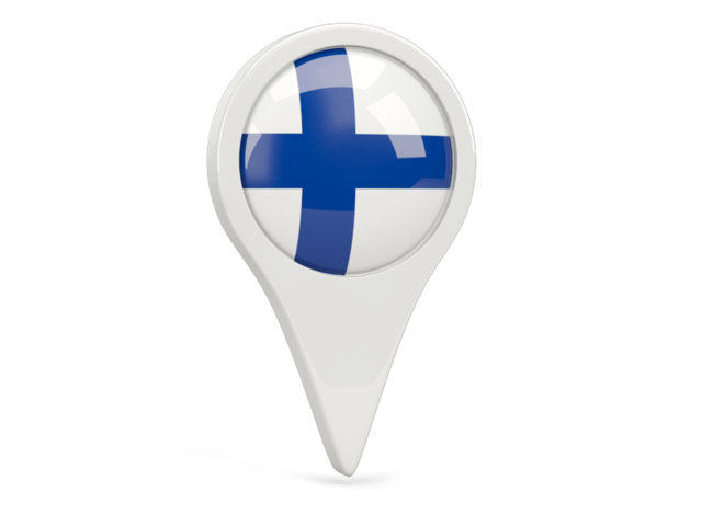 finland round pin icon 640